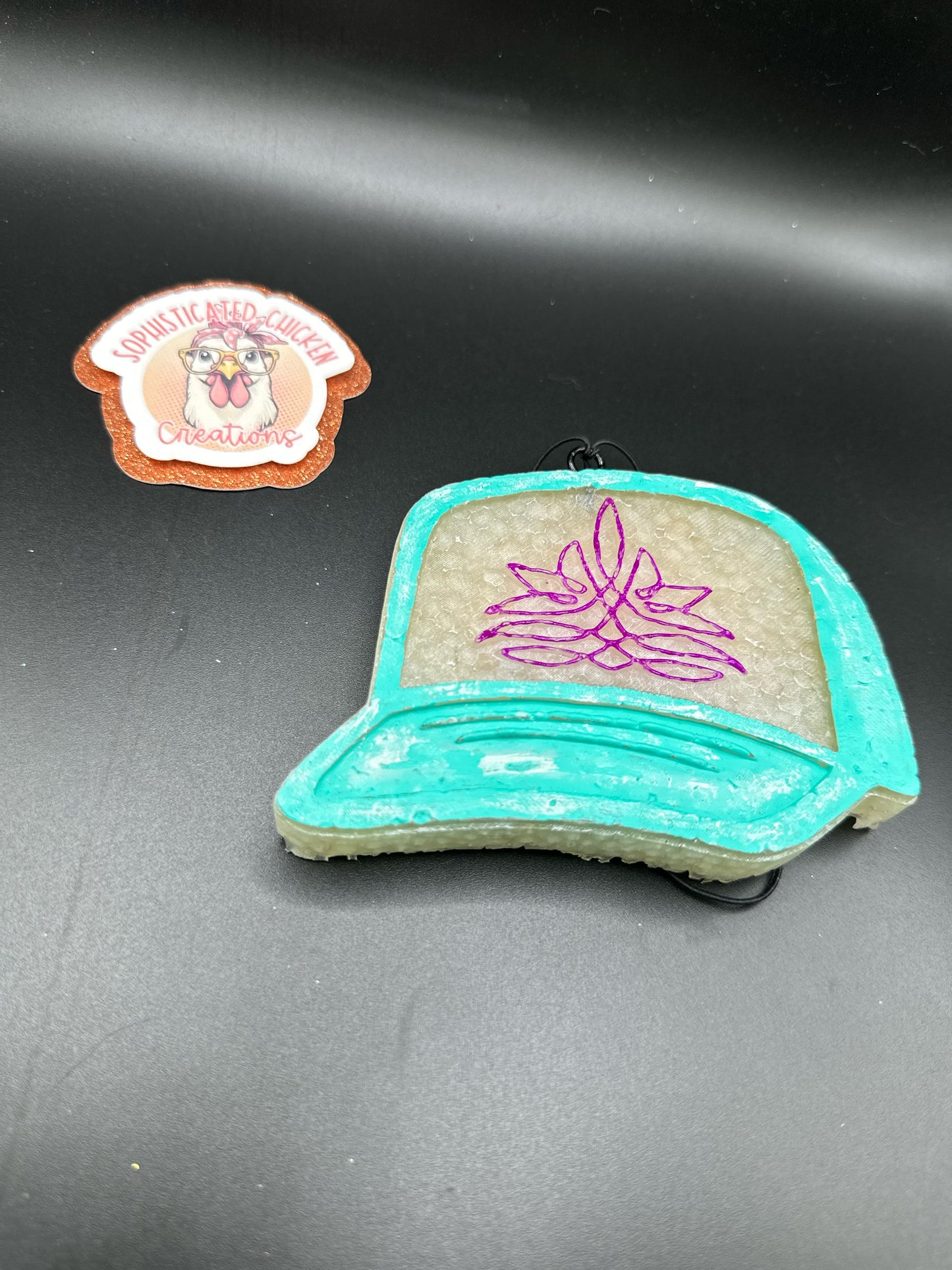 Hat with Boot Stitching Freshie