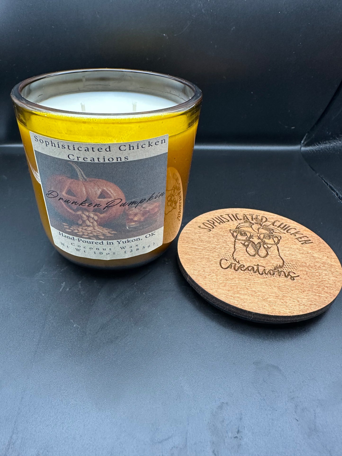 Drunken Pumpkin 10oz Coco Wax Candle