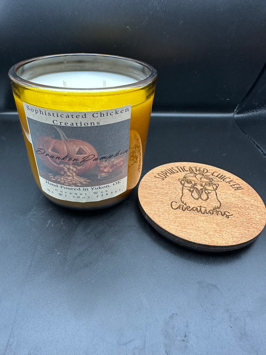Drunken Pumpkin 10oz Coco Wax Candle